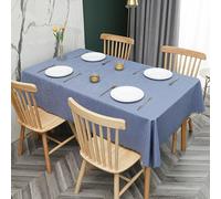 PHLCF Nappe imperméable 160 x 300 cm, Nappe Lavable en PVC, imperméable, rectangulaire, Protection de Table pour Cuisine et extérieur