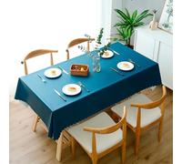 PHLCF Nappe imperméable 90 x 140 cm Home Rectangulaire Toile cirée PVC Nappe Lavable Nappe de Table Lavable