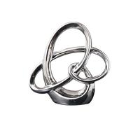 PHLCF Sculpture d'art Abstrait Moderne, décoration de Table, décoration en céramique, Sculptures et Figurines pour Maison, Chambre, Bureau, Appartement, Cave à vin, étagère, Argent A