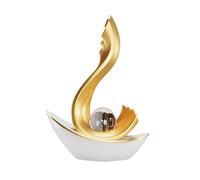 PHLCF Sculpture, Statue de décoration de Bateau, Sculptures d'art Abstrait Moderne, Décoration de Bureau, Décoration d'étagère, Décoration de Salon, Décoration de Chambre, Résine, Blanc A