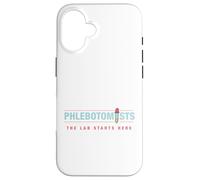 Phlébotomie Phlébotomiste Laboratoire de microbiologiste Commence Ici Coque pour iPhone 16