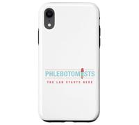 Phlébotomie Phlébotomiste Laboratoire de microbiologiste Commence Ici Coque pour iPhone XR