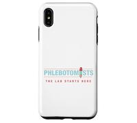 Phlébotomie Phlébotomiste Laboratoire de microbiologiste Commence Ici Coque pour iPhone XS Max
