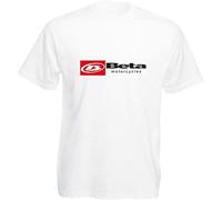 PHLXXYWMC Beta Motorcycles T-Shirt Biker Motorcycle Rider Various Sizes & Colours White