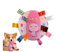 PhnkjGh Balle pour Chien avec Sangles Balle en Peluche Interactive Douce Et