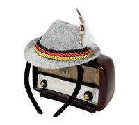 PhnkjGh Bandeau Oktoberfest Femme,Accessoire Costume pour Fête de la Bière | Bandeau Ou Couvre Chef Décoratif En Feutre Au Style Rétro Pour Les Adultes Pour Les Fêtes Thématiques D Oktoberfest Et D -