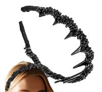 PhnkjGh Bandeaux Femme, Bandes Frontales Grand Tour de Tête pour Femmes, Serre-tête Rétro à Picots pour Usage Quotidien Sport Salle Mariage Course Rencontre École Travail Fête Voyage