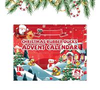 PhnkjGh Calendrier de l'Avent | Compte à Rebours Vacances 24 Jours,Jouets de Bain et Cadeaux pour Activité Familiale Quotidienne | Activité Familiale Quotidienne à la Maison pour Célébrations