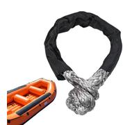 PhnkjGh Corde souple de récupération de shackle souple - Corde de sauvetage synthétique résistante - Manille souple haute résistance pour services de remorquage tout-terrain - Manille souple de