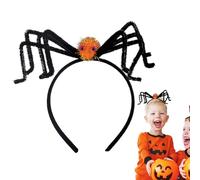 PhnkjGh Diadème Araignée Halloween - Coiffe Gothique Araignée Noire pour Halloween | Déguisement Amusant Cosplay Accessoire Tête pour Femmes Adultes Fêtes à Thème Soirées