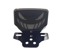 PhnkjGh Feux Arrière De Moto - 12V Feu Stop et Clignotant,Lampe Arrière LED avec Visage Sourire Terrifiant - Pour Modification Moto Voyage Long Conduite Extérieur Faible Visibilité Autoroute