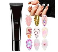 PhnkjGh Gel Sculptant Pour Ongles | 15ml Colle Gel Très Résistant pour Décorations | Produit de Beauté Tenace pour Strass & Décorations Manucures Quotidiennes Anniversaire Séances Photo