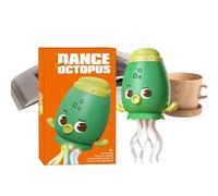 PhnkjGh Jouet Dansant - Jouet Dansant Octopus Électrique | Figure Animale Anti-Collision Amusement Apaisant pour La Maternelle L Anniversaire Le Préscolaire Les Tout Petits Et La
