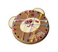 PhnkjGh Jouet de Puzzle en Corde pour, Jeu de Puzzle à Cordes | Jouet à Cordes Puzzles en Forme d'ours | Solution de Cordes de Puzzles interactifs, Jeu éducatif de nœuds de Corde de tri pour Les