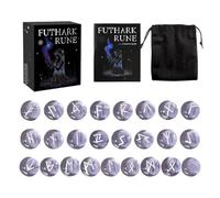 PhnkjGh Pierres Runes De Sorcière | Outils De Divination Spirituelle Avec Livre Guide - Runes Gravées | Pour Divination et Méditation pour Hommes, Femmes, Garçons, Filles, Jeunes et Adolescents