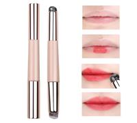 PhnkjGh Pinceau de maquillage en silicone, applicateur de rouge à lèvres, applicateur de maquillage en silicone, pinceau à lèvres multifonction en silicone avec couvercle, applicateur de maquillage à