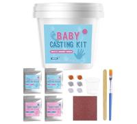 PhnkjGh Poudre pour Moulage de Main | Kit Créatif d'Empreinte Mains - Sachet pour Empreinte de Pied | pour Anniversaire, Salon, Chambre d'enfant, Salle de Jeux, Réunion Familiale, Maison, Fête