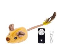 PhnkjGh pour Chats en Mouvement pour Chats d'intérieur, pour Chats en Mouvement - en Peluche interactifs pour Chat, de Chat de Souris Mobiles automatiques, Jouet interactif