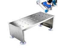 PhnkjGh Repose-Pied Machine À - Hauteur Réglable en Acier Inoxydable Antidérapant Ergonomique,Rehausseur De Pédale pour Machine À Et,pour Femmes Mamans Épouses Hommes Adultes Familles