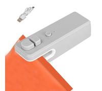 PhnkjGh Scelleuse et découpeuse de sacs à collation, découpeuse de cuisine et scelleuse de sacs 2 en 1, Machine à sceller portative, Petit scelleur de sacs sous vide, Rechargeable par USB, avec