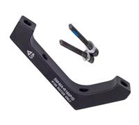 PhnkjGh Support de montage pour frein à disque, adaptateur d'étrier de frein de vélo | Adaptateur pour montage à plat sur poteau en d'aluminium - Adaptateur de selle de frein noir facile à