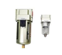 PHNOITPQ 1PC AF2000-02 AF3000-03 AF4000-04 Compresseur Pompe à Air Filtre Séparateur Huile et Eau Processeur d'air(AF3000 03,Copper Filter)