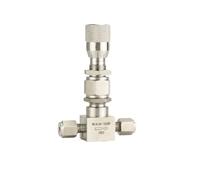 PHNOITPQ Aiguille de régulation de Type Manchon DW3 6 8 10 12 Acier Inoxydable 304 WL91H-320P Contrôle de débit 32 MPA(DW 12)