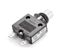 PHNOITPQ Circuit Breaker 98 Series 15A Manual Reset Thermal Overload Protector Switch 3A-50A Straight pin Screw pin Mini Circuit Breaker(30a,with Cap)