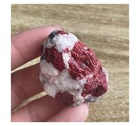 PHNOITPQ Cristal Naturel Fleur de Prunier cinabre Quartz Cristal Brut décor de Pierres précieuses brutes(20-40g)