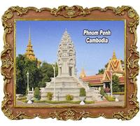 Phnom Penh Cambodge Souvenir Touristique Aimant Réfrigérateur Décorations Aimants