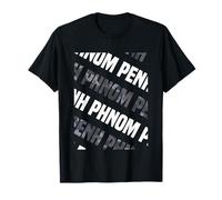 Phnom Penh Motif Camouflage Gris T-Shirt