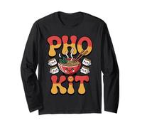 Pho Kit Humour Asiatique Ramen Cuisine Vietnamienne Manche Longue