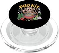 Pho kit Monkey Pun Bol à Nouilles vietnamien drôle PopSockets PopGrip pour MagSafe