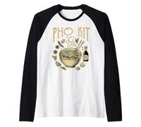 Pho Kit Vietnamien Funny Noodle Soup Asian Food Ramen Lover Manche Raglan