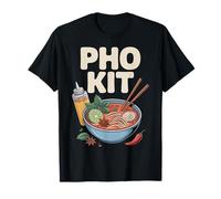 PHO Kit Vietnamien Nouilles Bol Soupe Herbes Citron Vert Chili T-Shirt