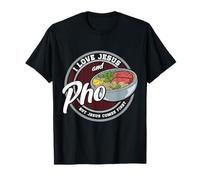 Pho Lover Love Pho Religion Chrétienne Foi Jésus Catholique T-Shirt
