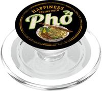 Pho Soupe Rétro Street Food Vintage Gourmet Vietnam Souvenir PopSockets PopGrip pour MagSafe