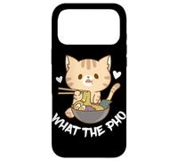 Pho What The Pho Cute Cat Vietnamese Food Pho Soupe Ramen Coque pour iPhone 17 Pro Max
