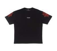 Phobia Archive - Cobweb Print Tee - Homme - Tops - Noir - Taille: L