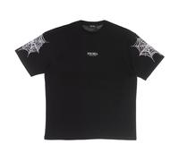 Phobia Archive - Cobweb Print Tee - Homme - Tops - Noir - Taille: L