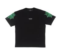 Phobia Archive - Cobweb Print Tee - Homme - Tops - Noir - Taille: XL