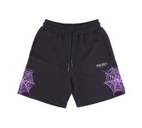 Phobia Archive - Cobweb Print Tracksuit Shorts - Homme - Shorts - Noir - Taille: M
