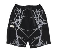 Phobia Archive - Lateral Lightning Cargo Shorts - Homme - Shorts - Noir - Taille: M