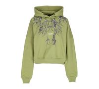 Phobia Archive - Lightning Crop Sweat à capuche - Femme - Sweatshirts et sweats à capuche - Vert - Taille: 42 FR