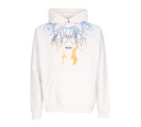 Phobia Archive - Lightning Print Sweat à capuche - Homme - Sweatshirts et sweats à capuche - Blanc - Taille: L