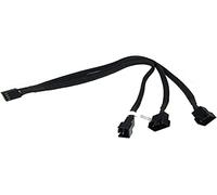 Phobya 4Pin PWM auf 3x4Pin PWM 30cm câble - Mâle/Femelle, Molex (4-pin), Molex (4-pin), Noir)
