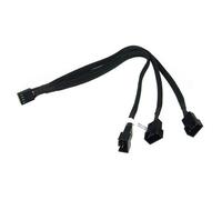 Phobya Duplicateur d'Alimentation 4Pin PWM vers 3x 4Pin PWM 30cm - Noir