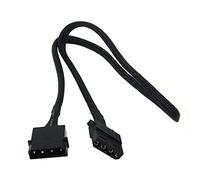 Phobya - Extension d'alimentation Molex - 1F(4p)/1M(4p) - 60cm - Noir