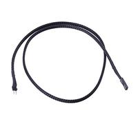 Phobya - Rallonge 2 Pins 60cm pour Sonde de Température/Connecteurs de Carte Mère - Gainé Noir