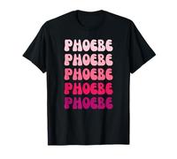 Phoebe First Name Minimalist Design T-Shirt